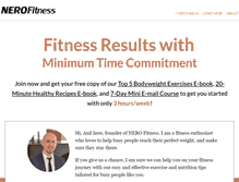 Tablet Screenshot of nerofitness.com
